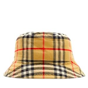 Burberry check cotton hat